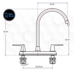 Llave Mezcladora Toscana 