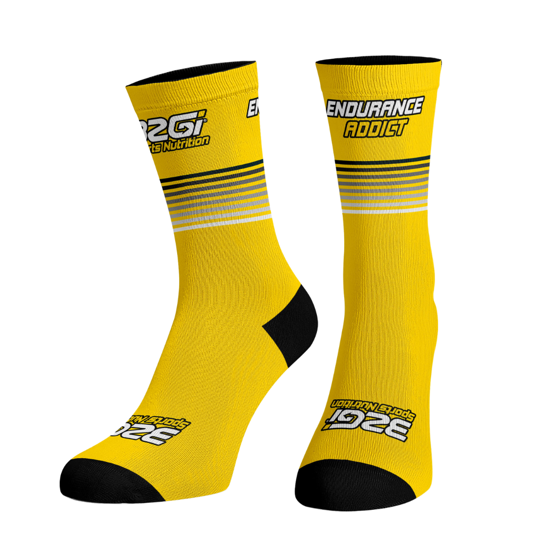 32Gi ENDURANCE ADDICT SOCKS BLACK_1
