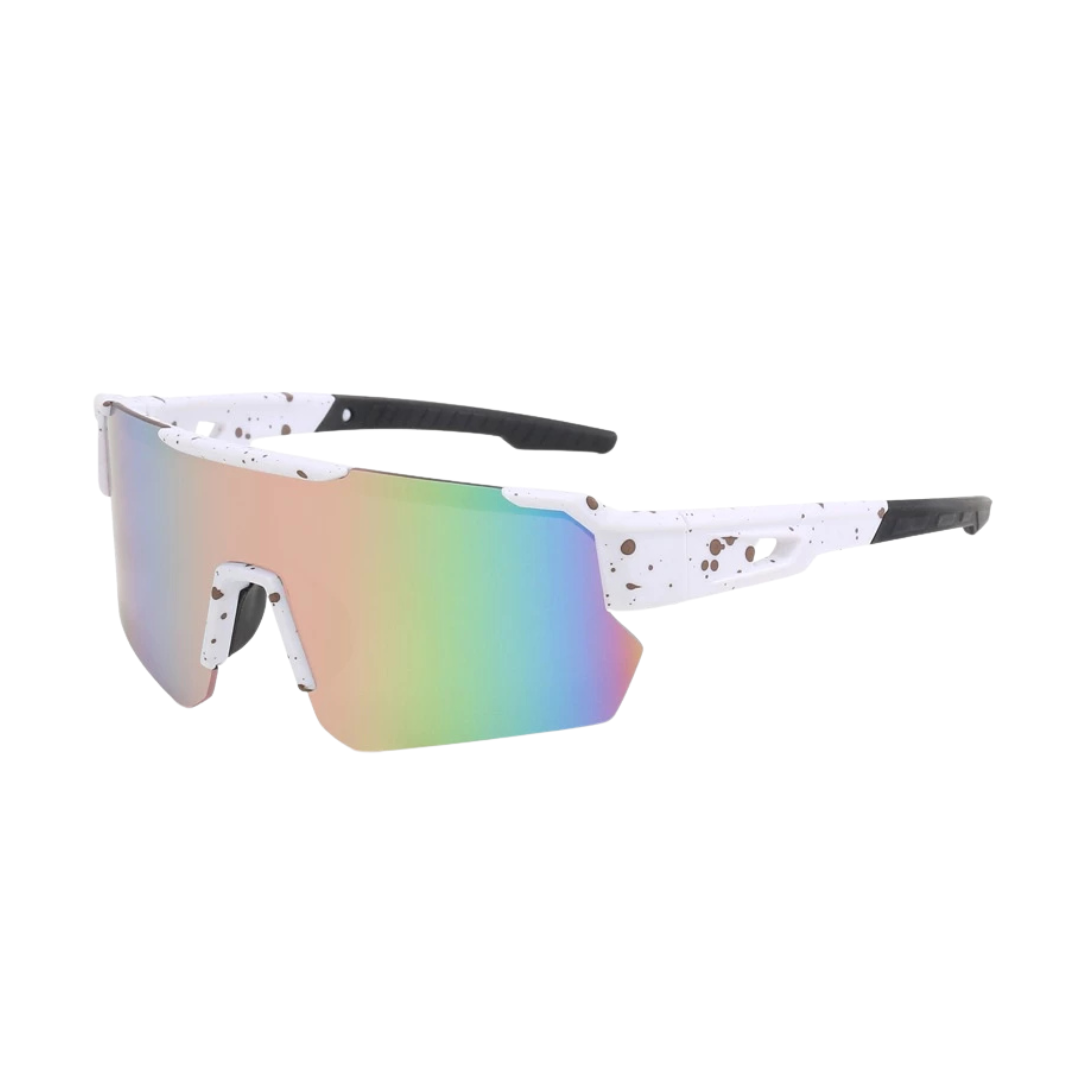  Sports Glasses White pink lens