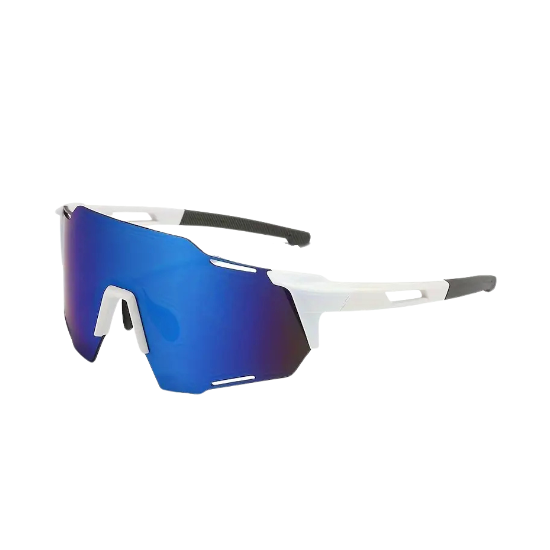 Sports Glasses White/blue Lens_0