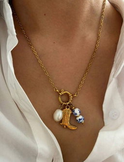 The Boot  Necklace 