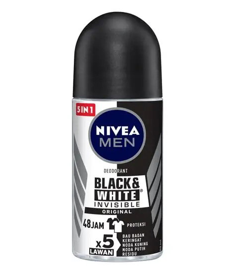 NIVEA ROLL ON INVICIBLE BLACK AND WHITE MALE 50mlx30