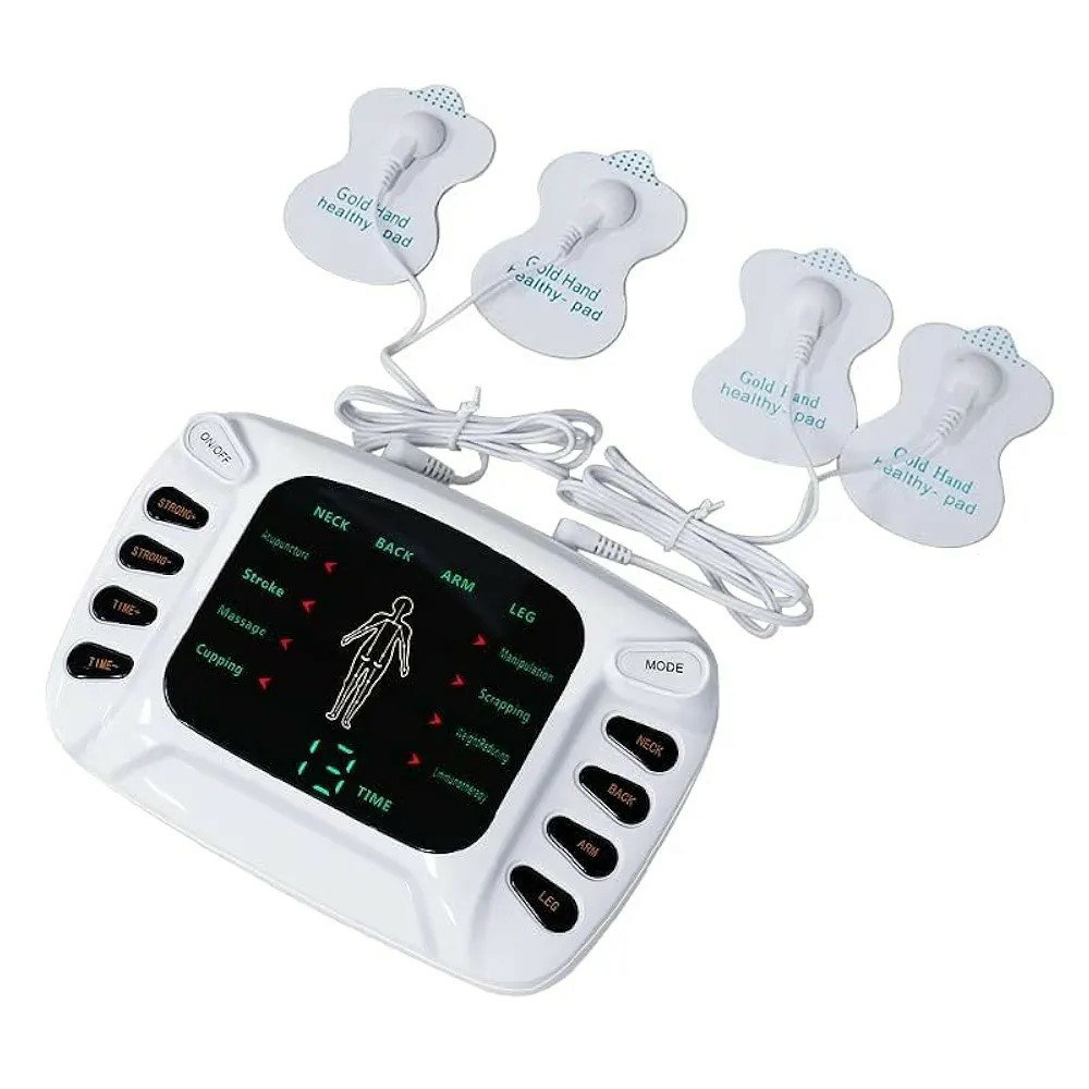 AcuPhysio Electronic Pulse Body Massager Therapy Stroke Slimming Machine For Pain Relief&Fitness Acupuncture Therapy Machine English Version For Pain Relief & Fitness, White_7