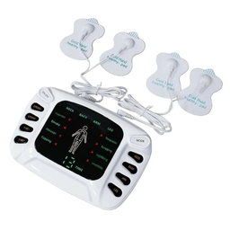 AcuPhysio Electronic Pulse Body Massager Therapy Stroke Slimming Machine For Pain Relief&Fitness Acupuncture Therapy Machine English Version For Pain Relief & Fitness, White