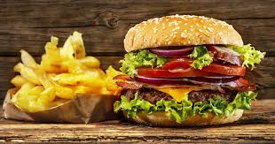 Hamburger + Frites