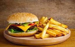 Cheese Burger + Frites
