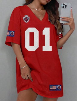 Ladies Drop Shoulder Tees With Print