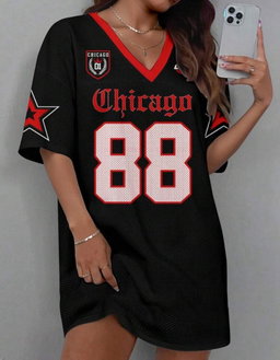 Ladies Drop Shoulder Tees With Print