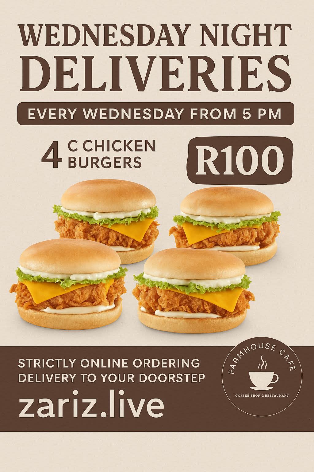 Wednesday Night Burger Special