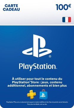 Carte de rechargement PSN