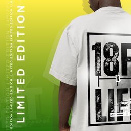 18 FI LIFE T-Shirts  [𝐋𝐢𝐦𝐢𝐭𝐞𝐝 𝐄𝐝𝐢𝐭𝐢𝐨𝐧] $4800JMD