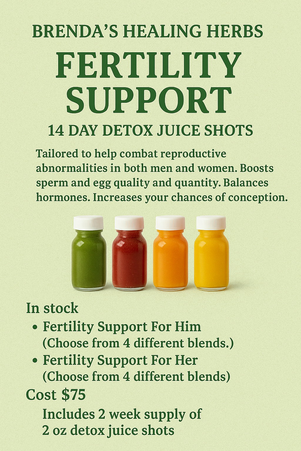 Fertility Support Detox Juice Shots _9