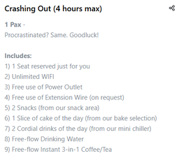 Crashing Out (4 hours max)