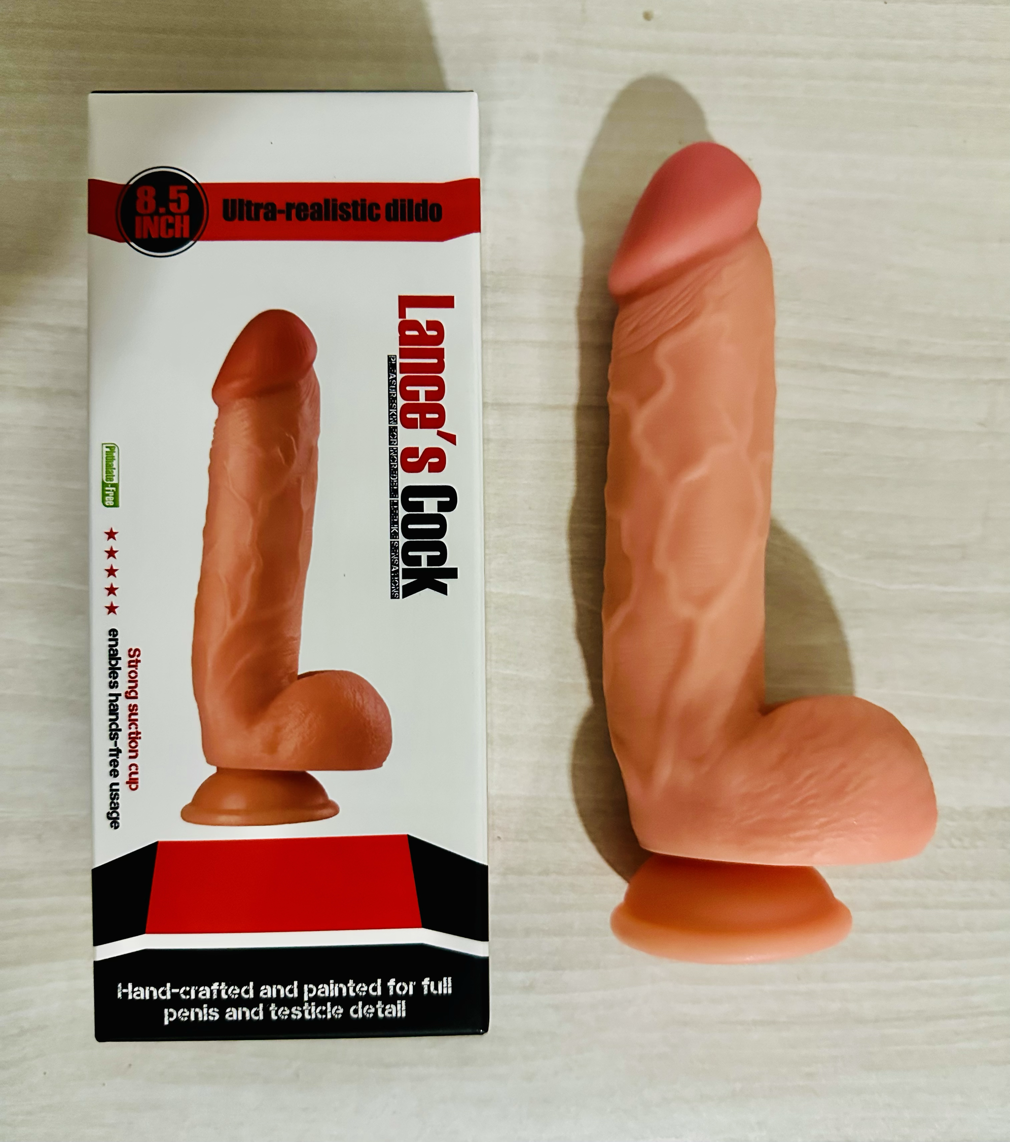 Products 8.5 Inch Realistic Dildo Penis Sex Toys With Suction Cup _1