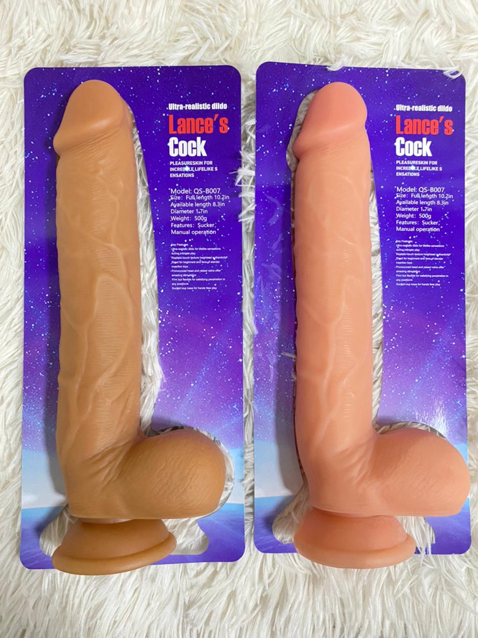 10 Inch Realistic Dildo Penis Sex Toys With Suction Cup_1