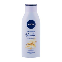 NIVEA VANILLA & ALMOND OIL BODY LOTION 400mlx12