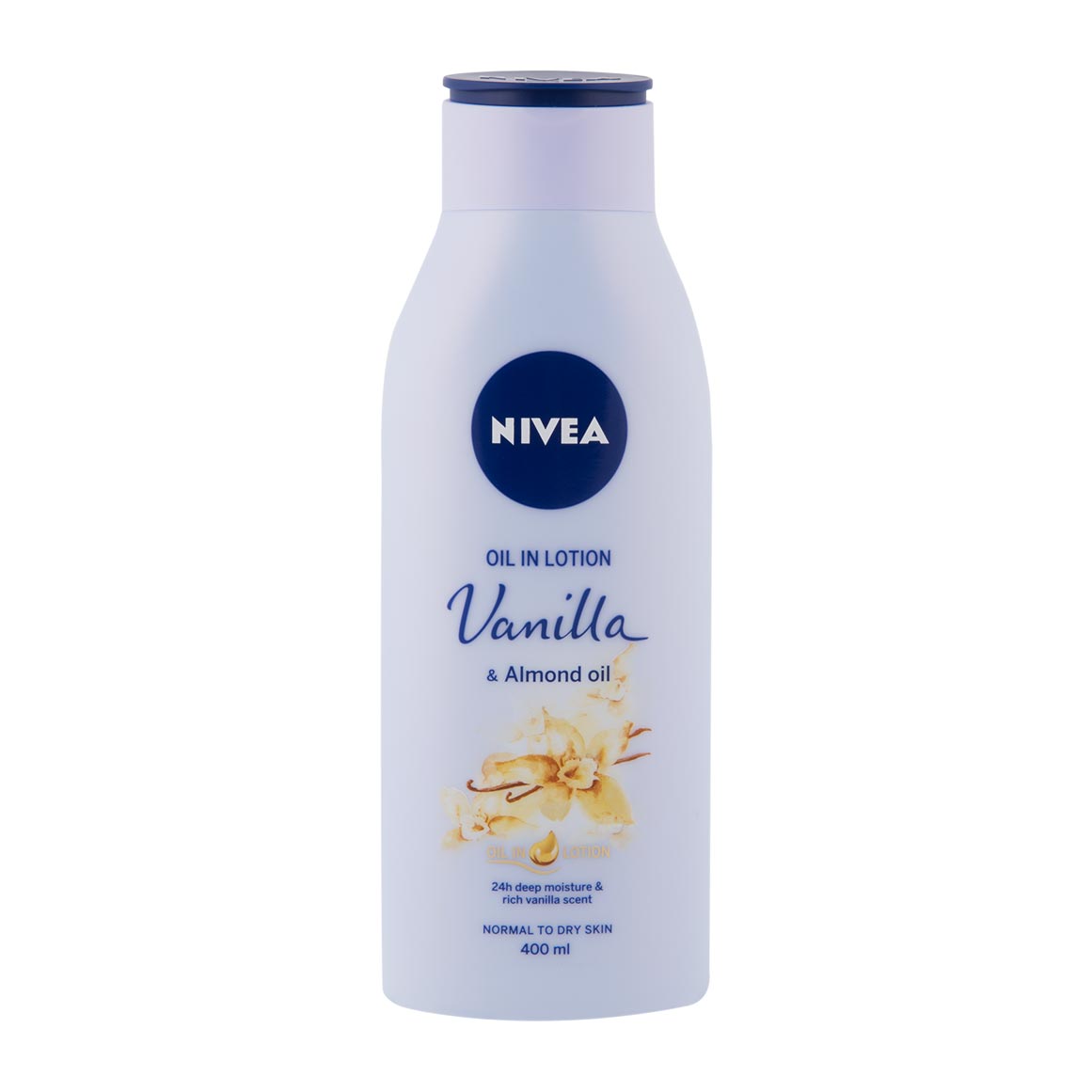 NIVEA VANILLA & ALMOND OIL BODY LOTION 400mlx12