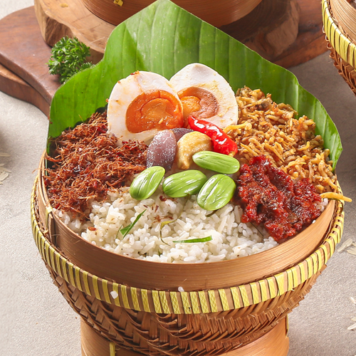 Nasi Bakul Telur Asin