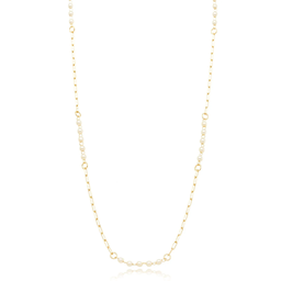 Choker com Pérolas e Corrente Cartier banhado a Ouro 18k