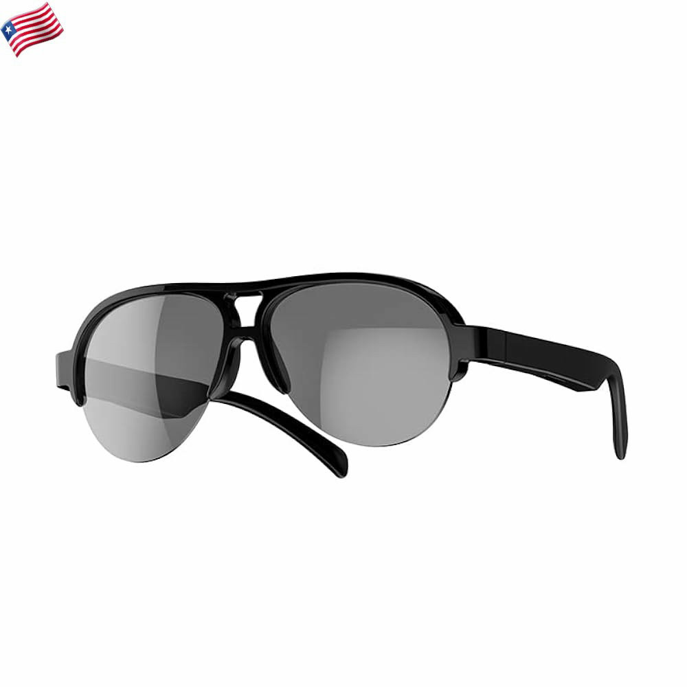 F08 Smart Glasses,Wireless Bluetooth Smart Sunglasses,IP4 Waterproof,Open Ear sound Speakers, Blue light Filter & Polarized Sunglasses Lenses,Connect Mobile Phones and Tablets_0