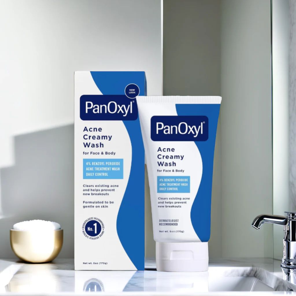 PanOxyl creamy Wash 4% Benzoyl - غسول بانوكسيل نركيز 4%