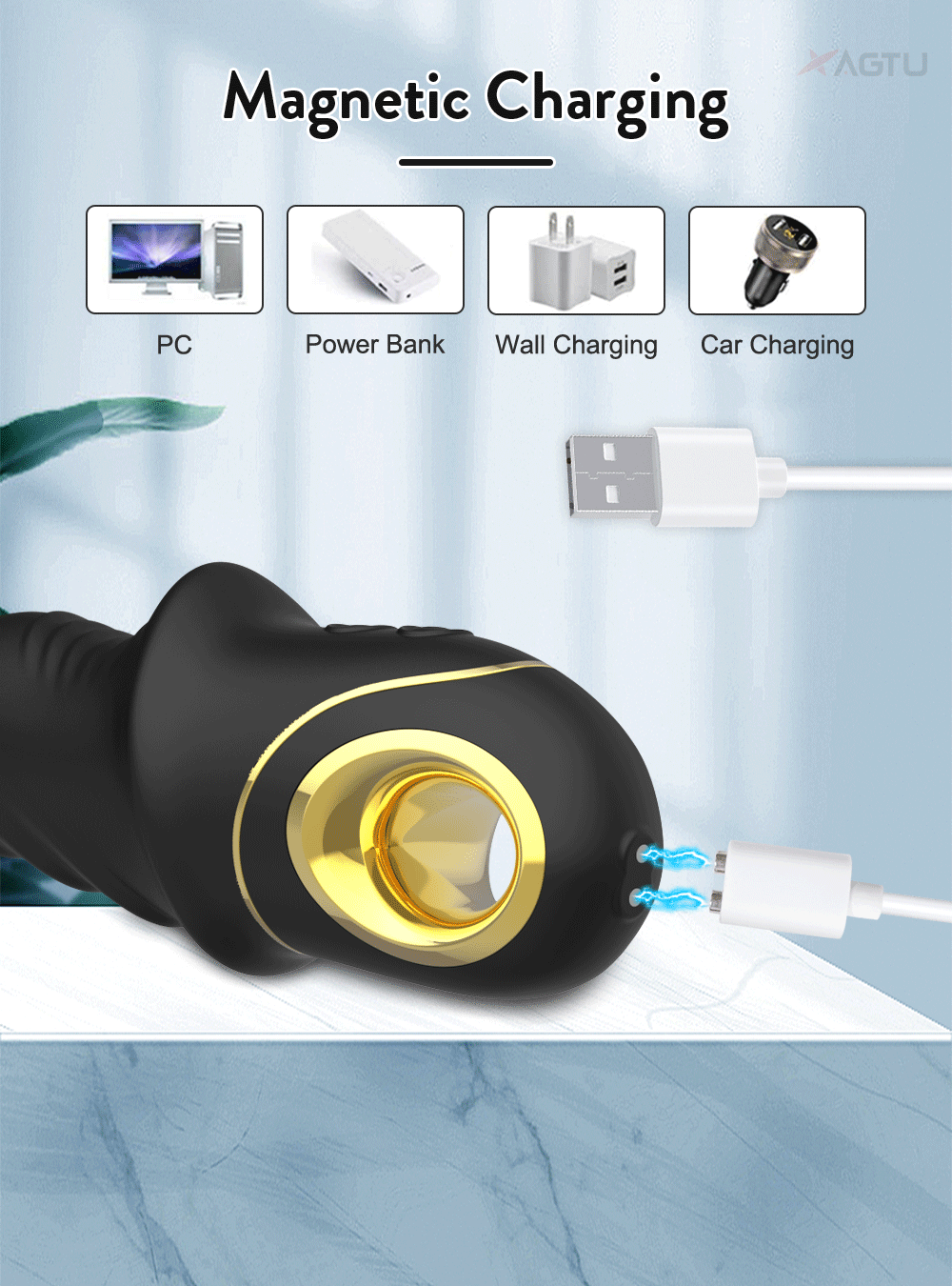 Female Electric Masturbator Vibrator Women Clitoris G Spot Stimulator_6