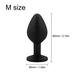 Silicone Anal Plug - M Size