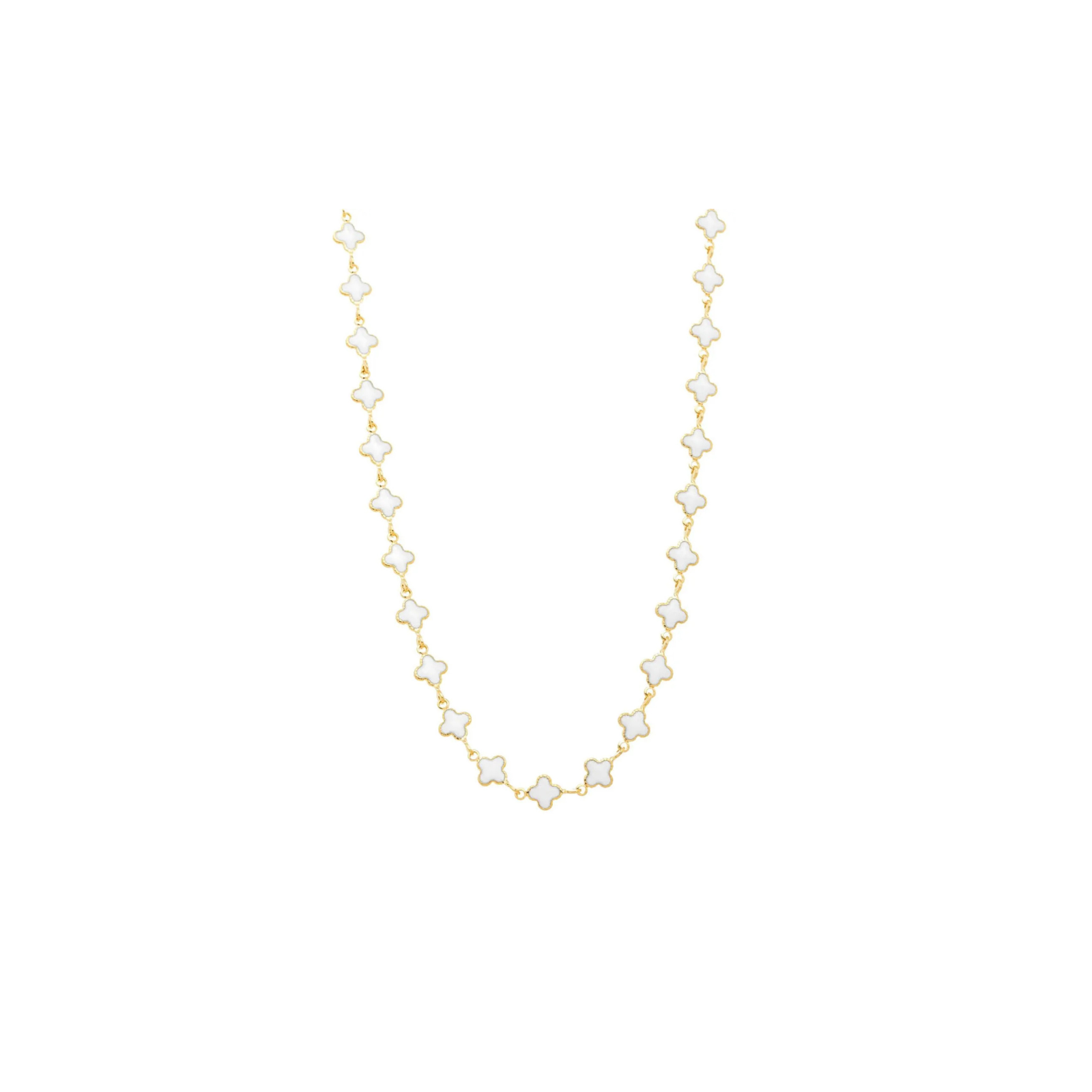 Choker com Trevos banhada a Ouro 18k_0