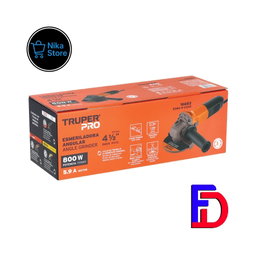 Esmeriladora angular 4-1/2", 800W, TRUPER PRO