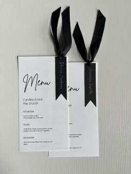 Menu de bufê 