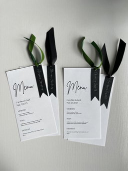Menu de bufê 