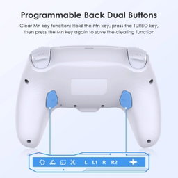 Controle sem fio para PS4 (RGB) om sensor de seis eixos, touchpad de vibração dupla, entrada para fone de ouvido