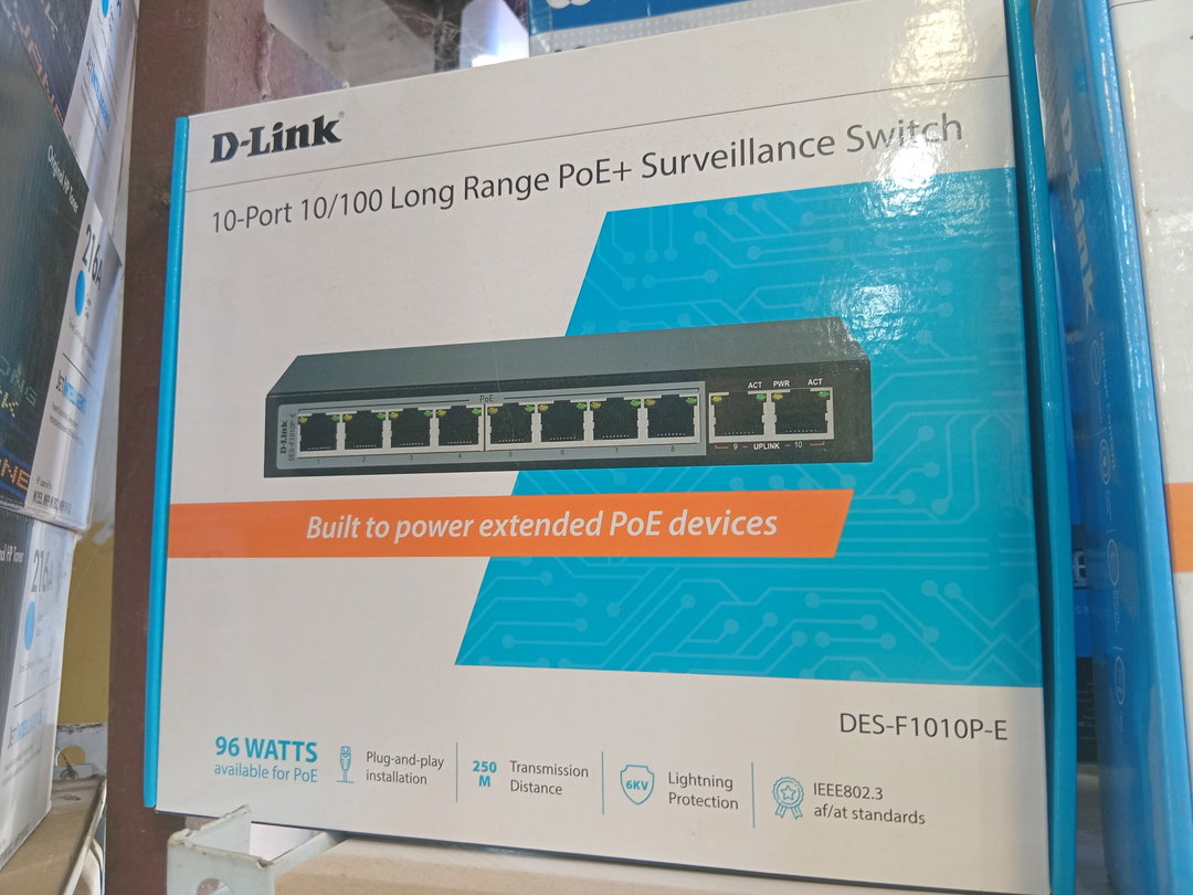 D-LINK 10 PORTS POE