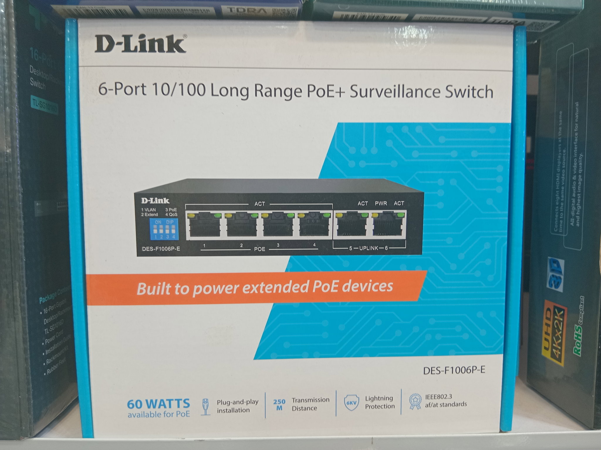 D-LINK 6 PORTS POE_0