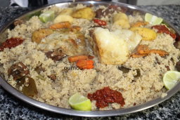 Riz gras + viande de bœuf 