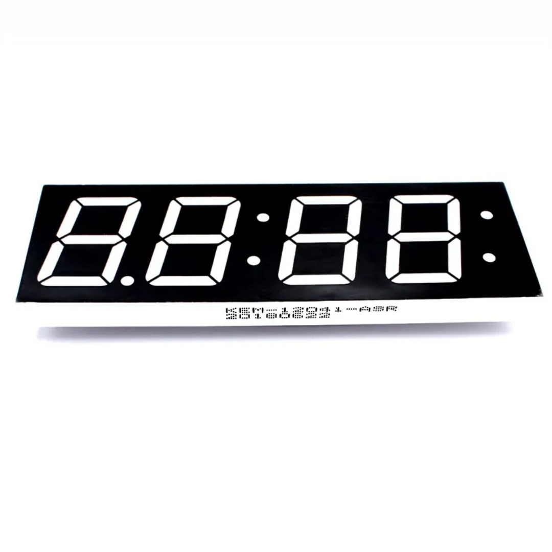 Indoor scroll clock panel  truck mobile 0.28 4 digits segment LED display _0