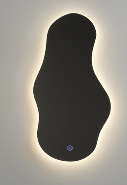 Espejo irregular con luz led touch 110x78cm