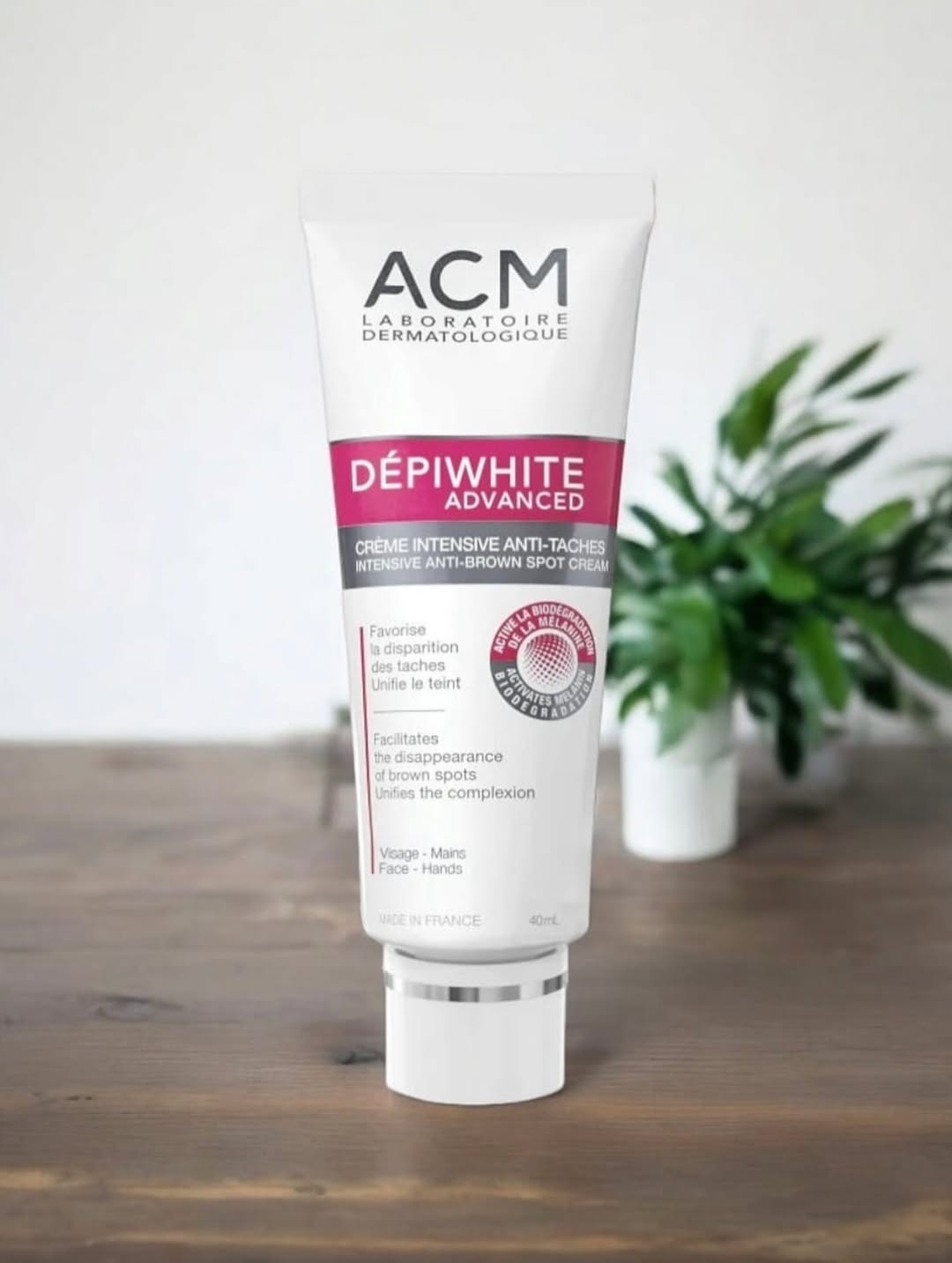 ⁨ ACM DEPIWHITE ADVANCED INTENSIVE ANTI-BROWN SPOT CREAM - 40ML | اي سي ام كريم مضاد للبقع البنية - 40 مل_1