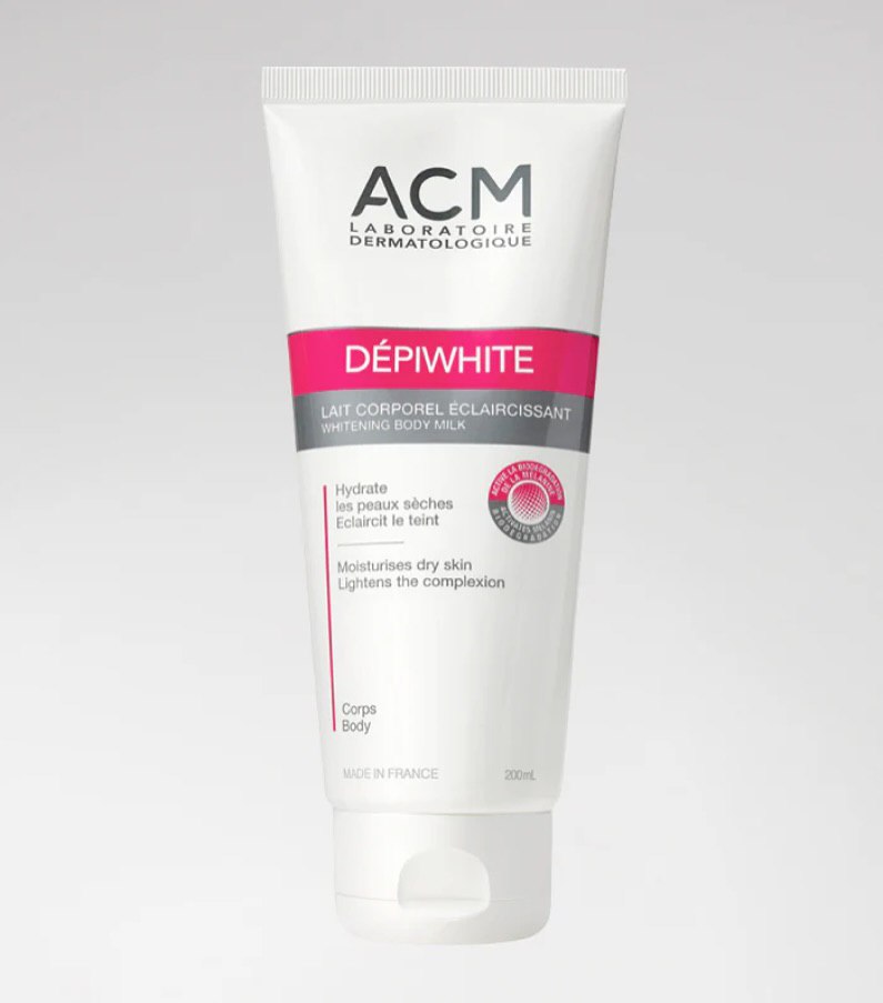  ACM LABORATOIRES DEPIWHITE WHITENING BODY MILK - 200ML | اي سي ام لوشن مرطب لتفتيح الجسم - 200 مل