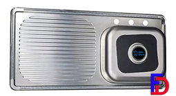 Tarja de Acero Inoxidable para Cocina Fregadero Empotrar