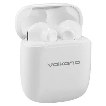 Volkano Buds X 2.0 Series True Wireless Earphones + Charging Case White_4