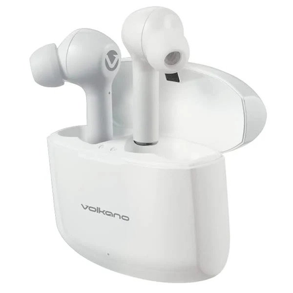 Volkano Buds X 2.0 Series True Wireless Earphones + Charging Case White_2