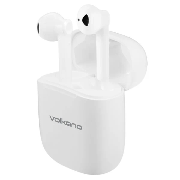 Volkano Buds X 2.0 Series True Wireless Earphones + Charging Case White_0