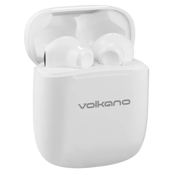 Volkano Buds X 2.0 Series True Wireless Earphones + Charging Case White_1