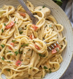 POLLO Y PIMIENTO