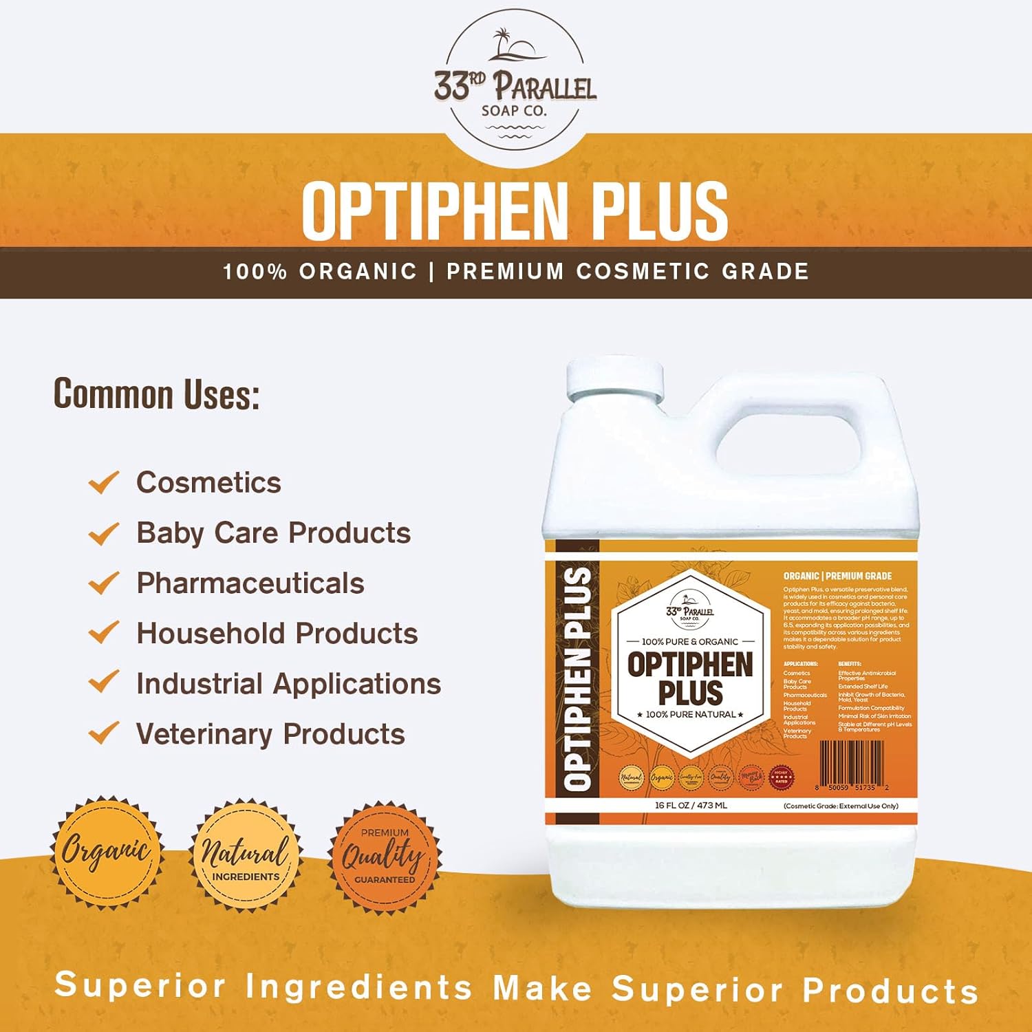 OPTIPHEN PLUS. Conservante Natural Cosmetico. _2
