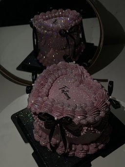 Pink Glitter Cake