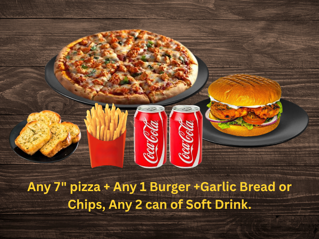 Pizza & Burger Duo Treat! π
