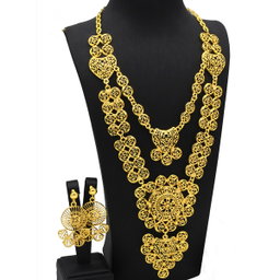 24k Gold plaited copper. Dubai  bridal set