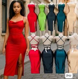 Ladies Dresses with Slit (trinafashion.com)
